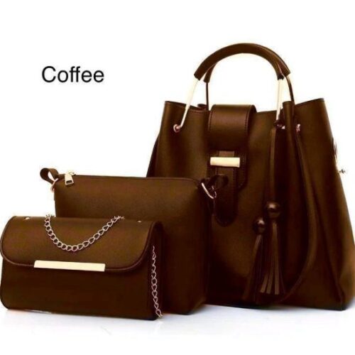 3pcs Set Soft Leather Hand Bag
