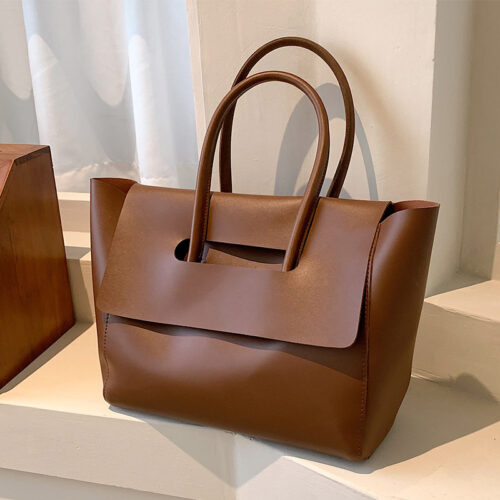 New Autumn and Winter Retro Fashion Briefcase Women's Shoulder Bag