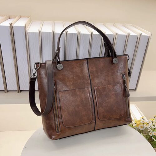 New 2026 European and American Fashion Women's Shoulder Large Capacity Tote Bag