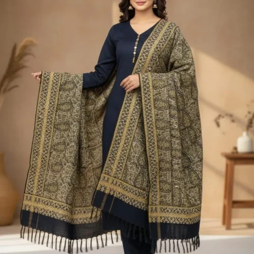 3 Pcs Women's Unstitched Plain Suit