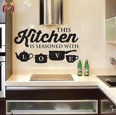 3D New Kitchen Love Wall Art