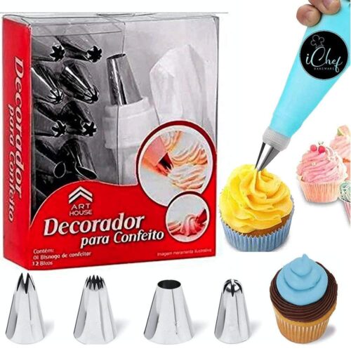 15 Pcs Cake Nozzle Set for Cake Decoration