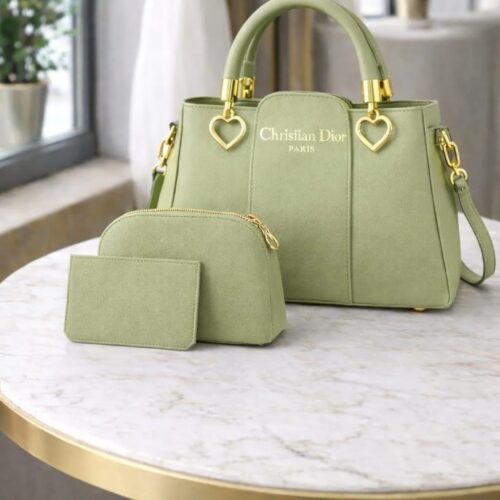 Stylish Women’s 3-Piece Rexine Handbag Set